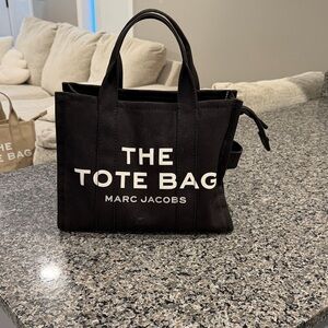 Marc Jacobs Black Canvas Tote Bag
